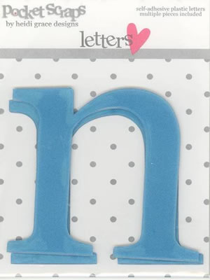 Heidi Grace - Loving You - Plastic Alpha Stickers n - 2/pk  (sold in 3's)